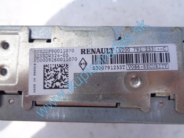 autorádio na renault tháliu II, 82007912531